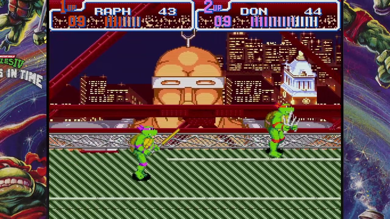 TMNT: Turtles in Time SNES (2 Player, 60 fps)