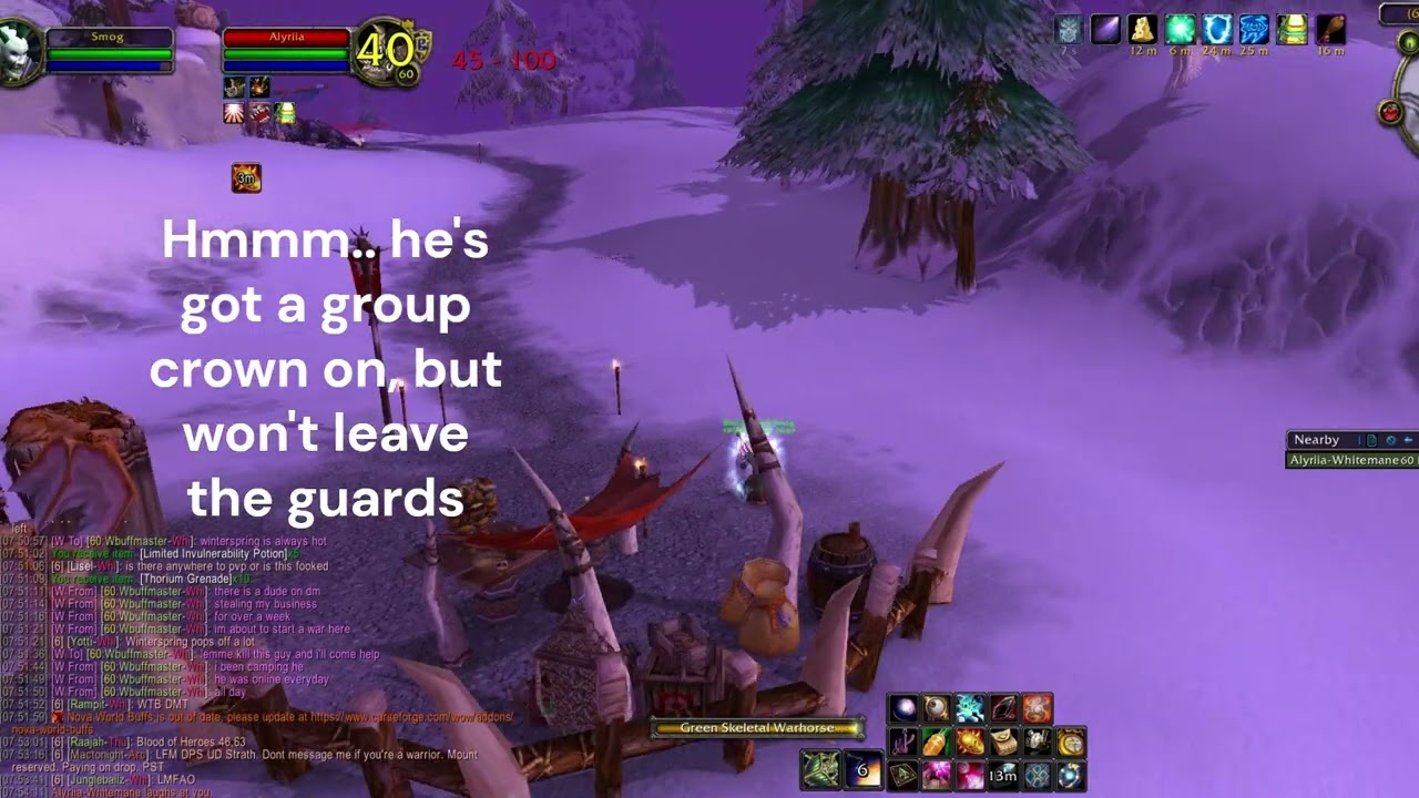 Alyria adds to his own death playlist