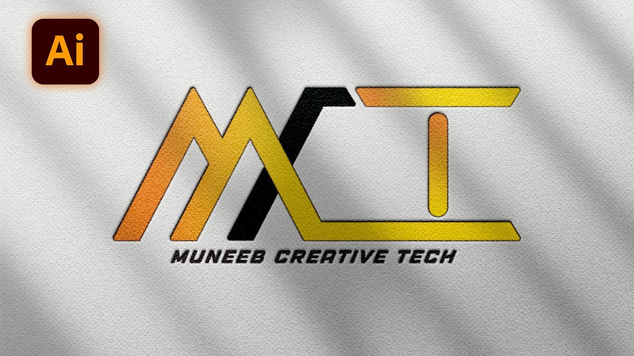 How to Design Professional Logo for Your YouTube Channel | Muneeb Creative Tech (MCT) Logo Tutorial