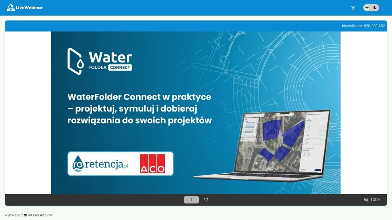 Webinar ACO WaterFolder Connect w praktyce – projektuj, symuluj i dobieraj rozwiązania do  projektów
