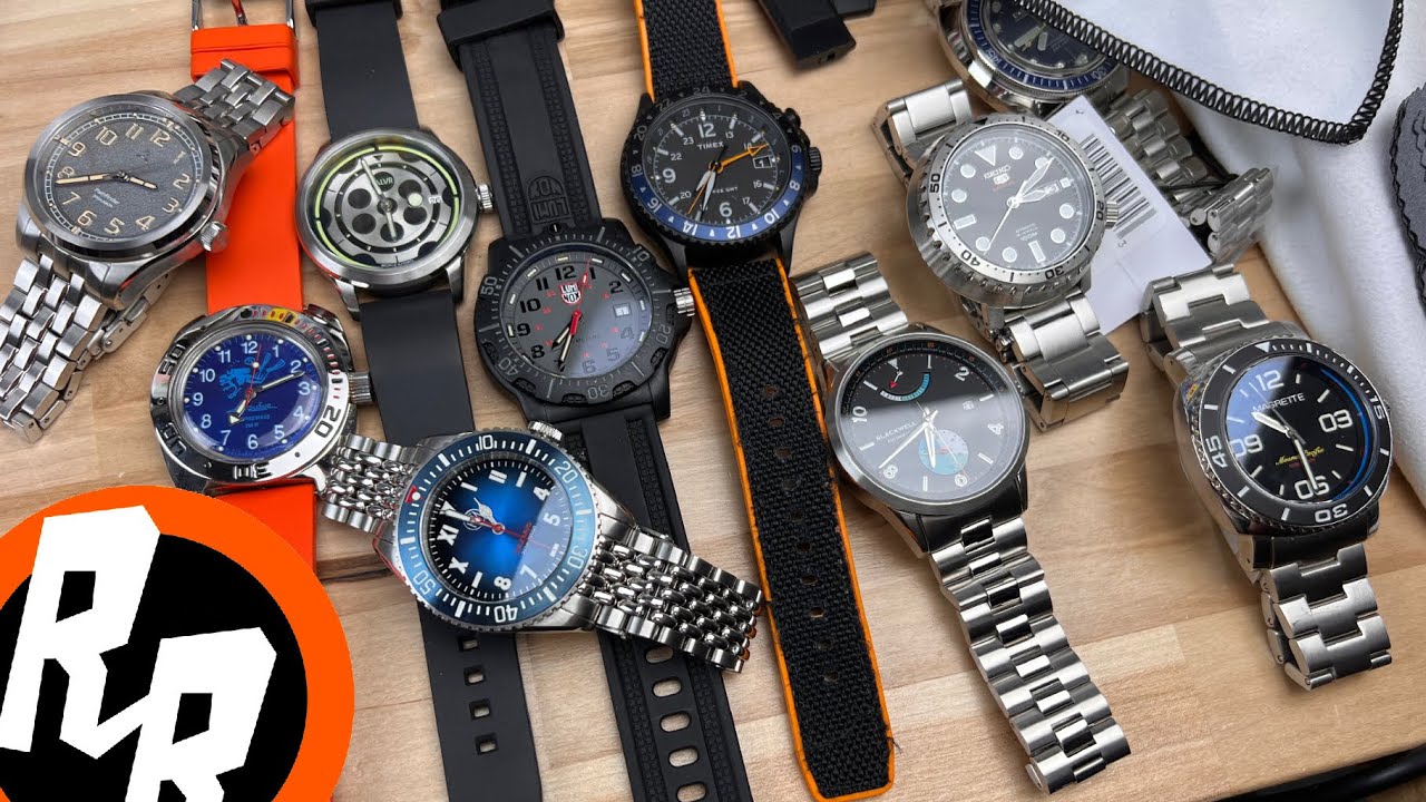 Unboxing Luminox, Margrette, Vostok, NTH, RVLVR, Blackwell, Timex, Seiko, and Axios.