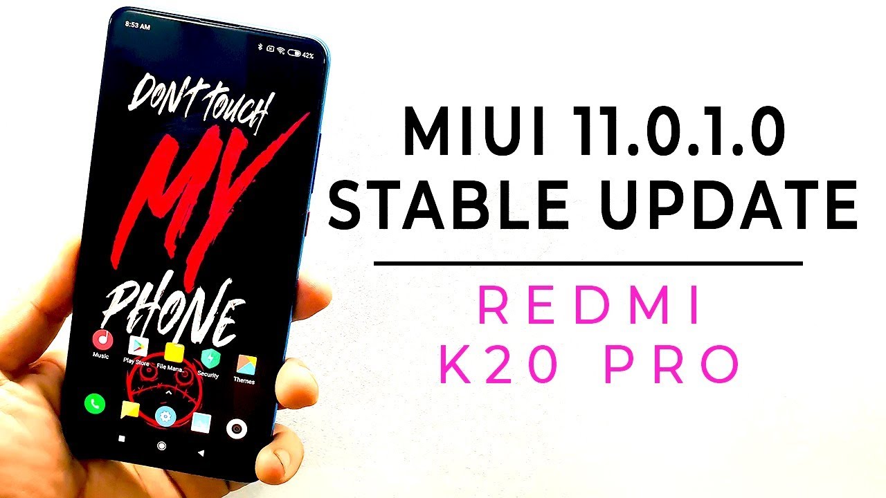 MIUI 11.0.1.0 Stable Update for Redmi K20 Pro | Missing Features