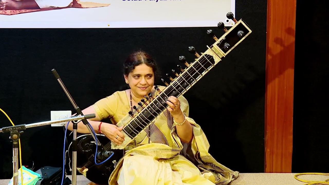 Smt Chandrakala hegde sitar Raag Madhuvanti