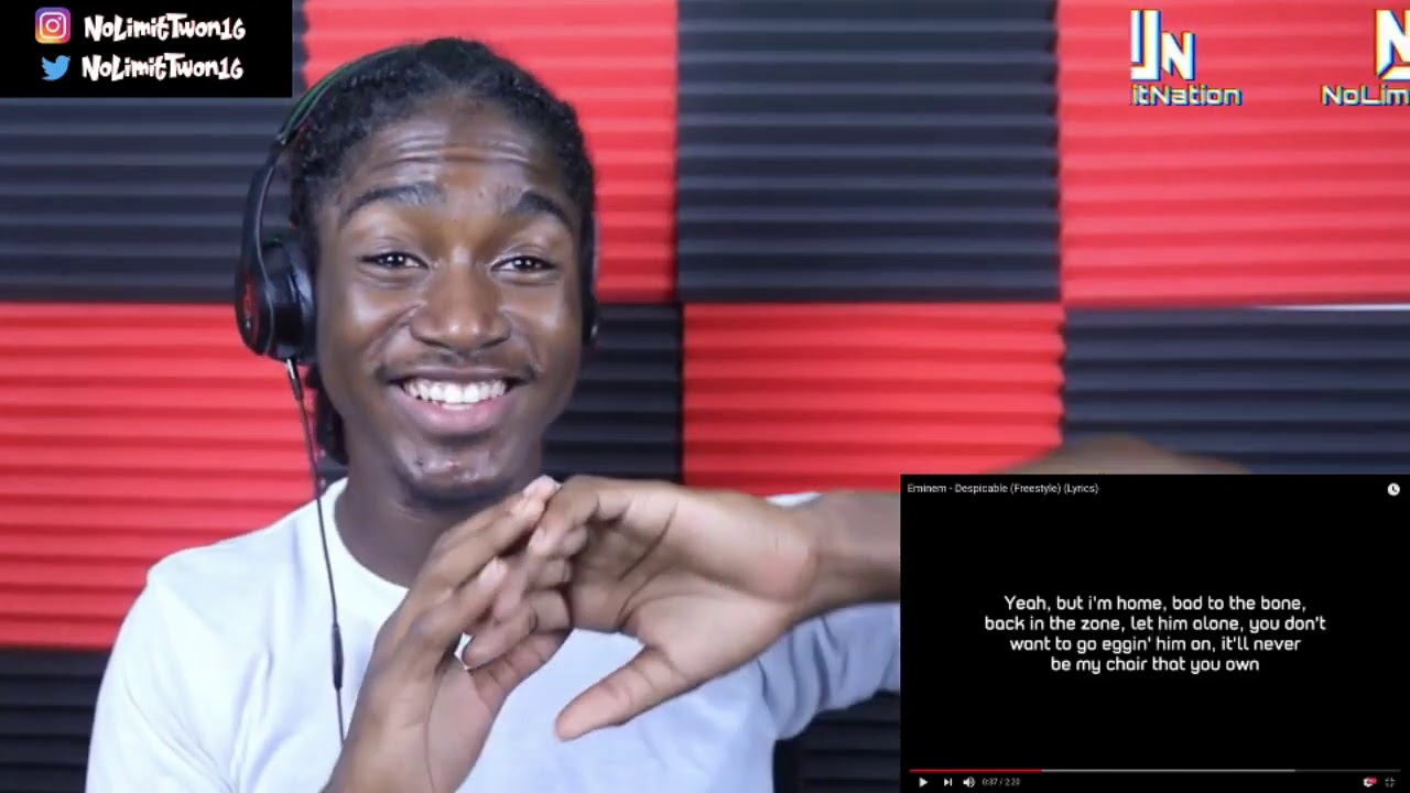 Duck!😂Eminem - Despicable (Freestyle) (Lyrics)(REACTION!!!)