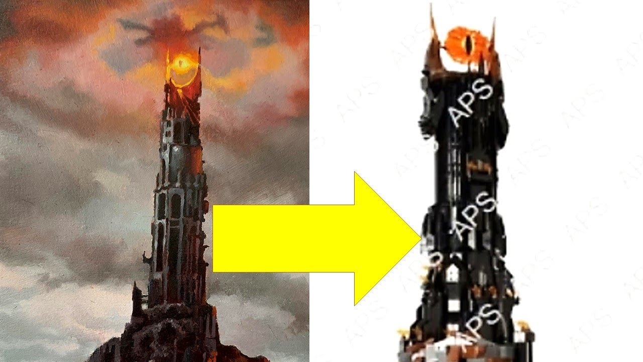 Lego Barad Dur LEAKED! ?? $449.99 - Set 10333 ?? LOTR is back!
