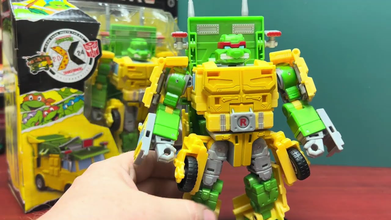Teenage Mutant Ninja Turtles (TMNT) x Transformers: Party Wallop review!