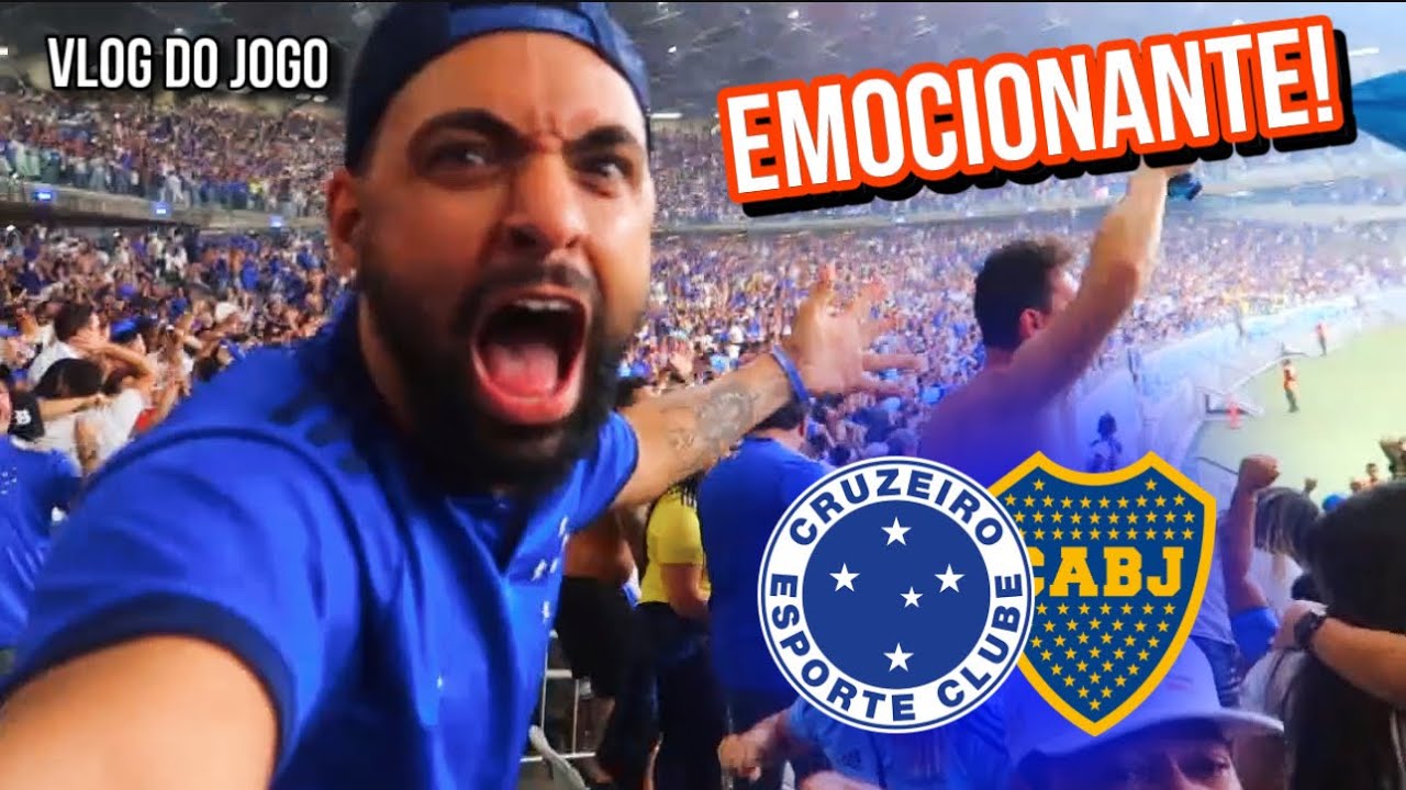 VLOG DO JOGO 🎥 CRUZEIRO x BOCA JUNIORS! EMOÇÃO ATÉ O FINAL