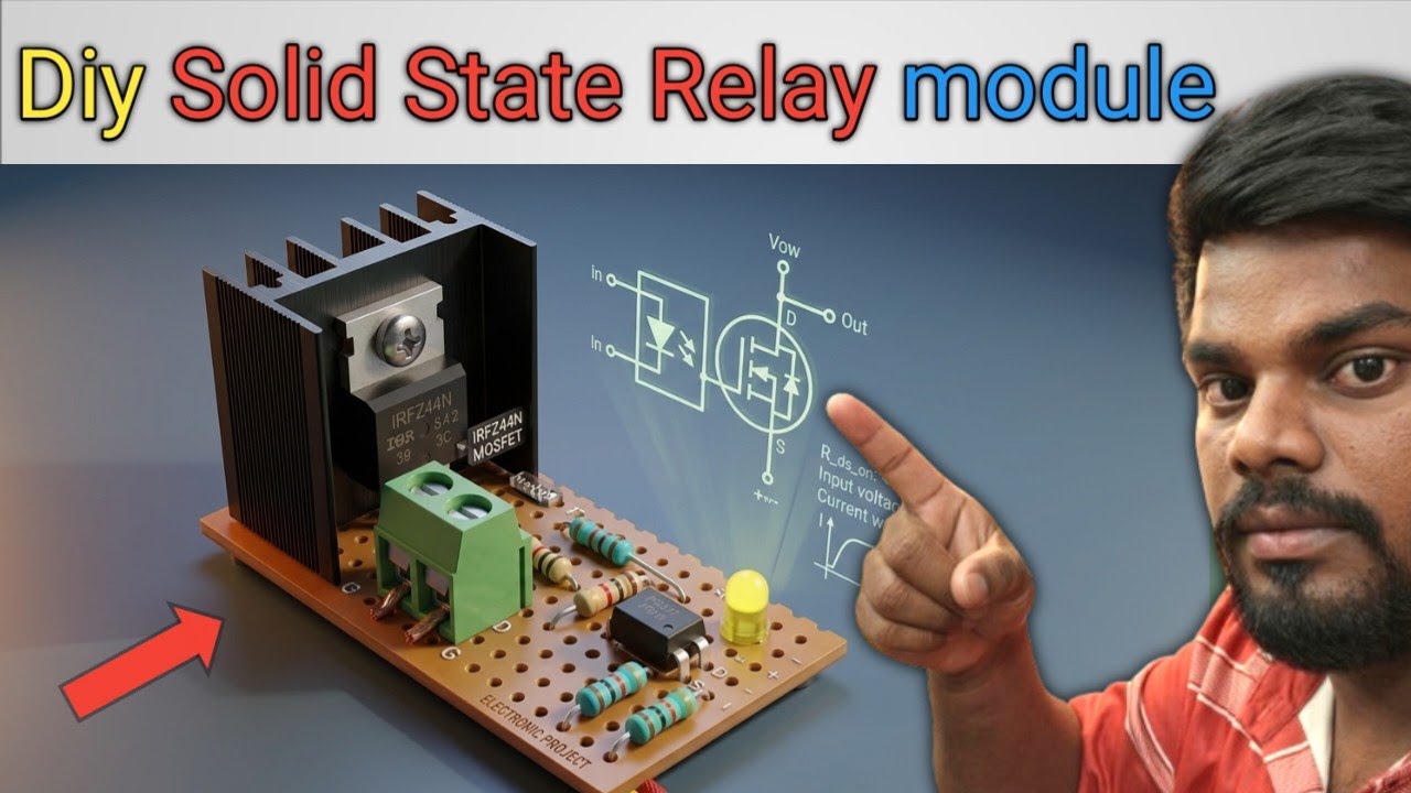 How Make SSR Relay Module with circuit diagram 