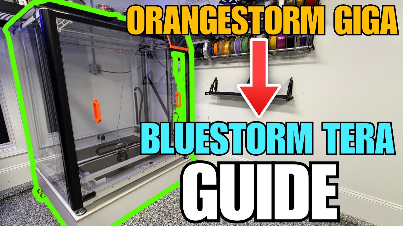 Руководство по конвертации Elegoo Orangestorm Giga в Bluestorm Tera