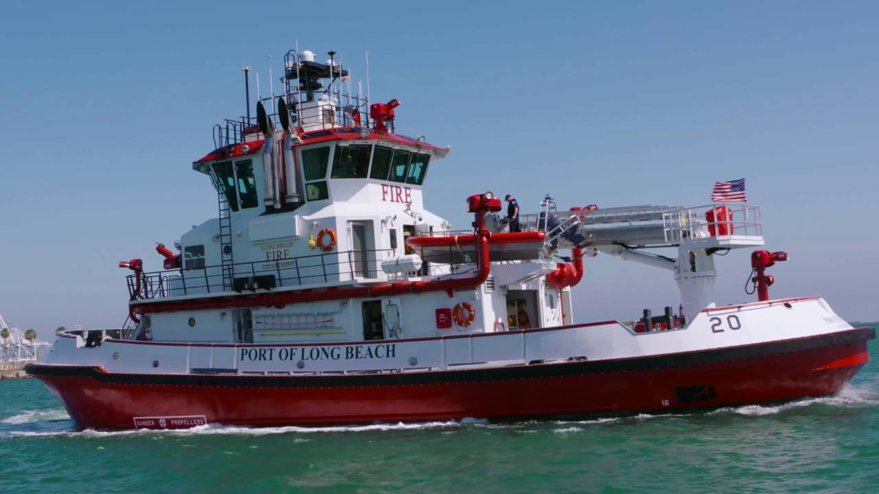 New Port of Long Beach Fireboat - 