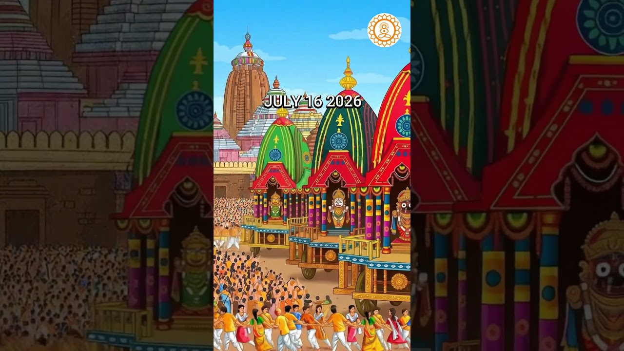 Jagannath Rath Yatra Date 2026 | Jai Jagannath 🙏🙏  #jagannath #bhakti #shorts