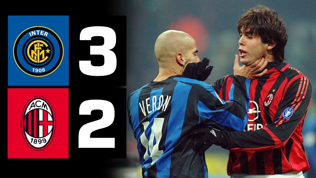 DERBY DA ADRENALINA PURA! SANGUE, AGONISMO e 5 GOL | INTER v MILAN 05/06