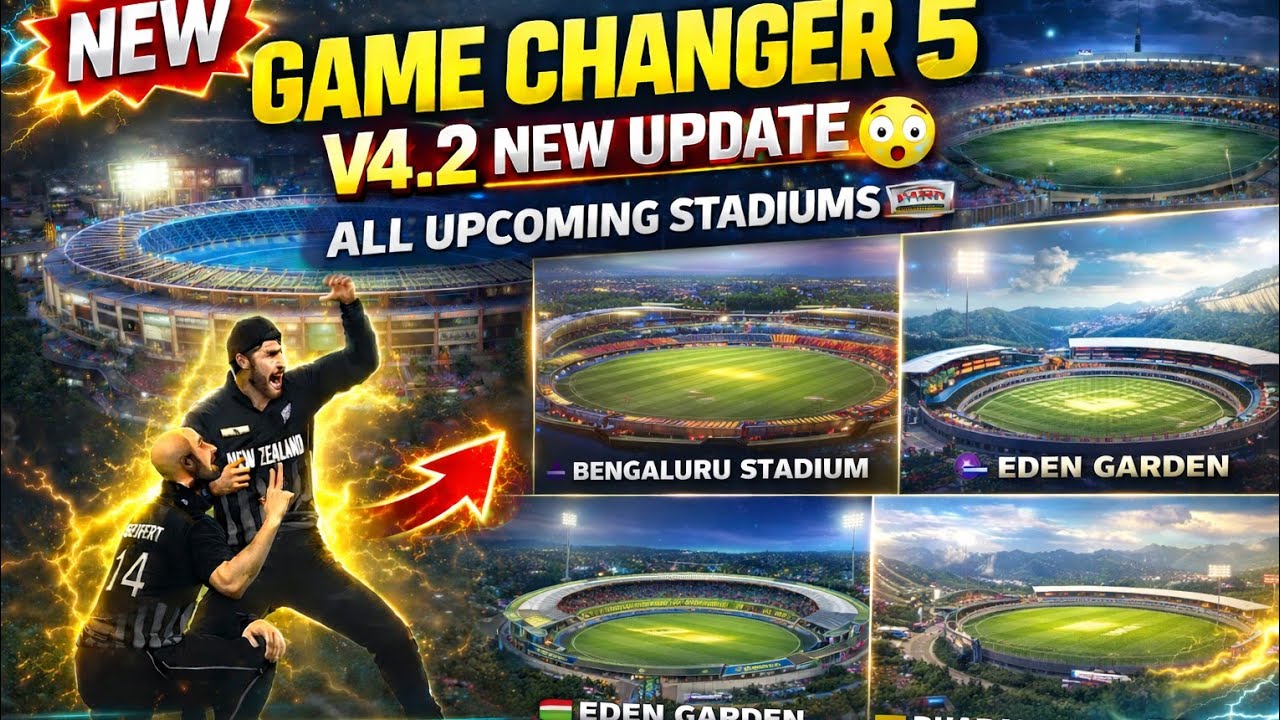 Game Changer 5 V4.2 New Update 😱 | Bengaluru Stadium Added + All Upcoming Stadiums!
