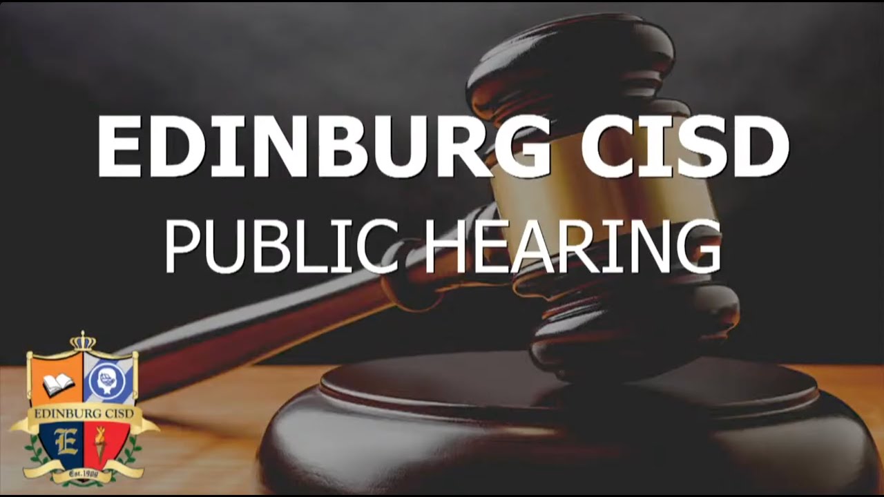 Public Hearing January 5th, 2025