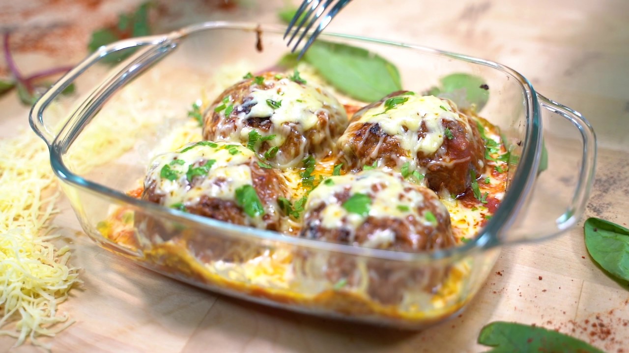 Recette boulettes de viande hachée farcies aux épinards - وصفة كرات اللحم المفرومة المحشوة بالسبانخ