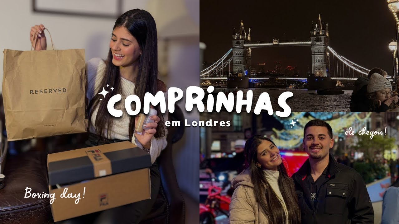 COMPRAS EM LONDRES 🇬🇧 + adivinha quem chegou… | Ceci Pedersoli