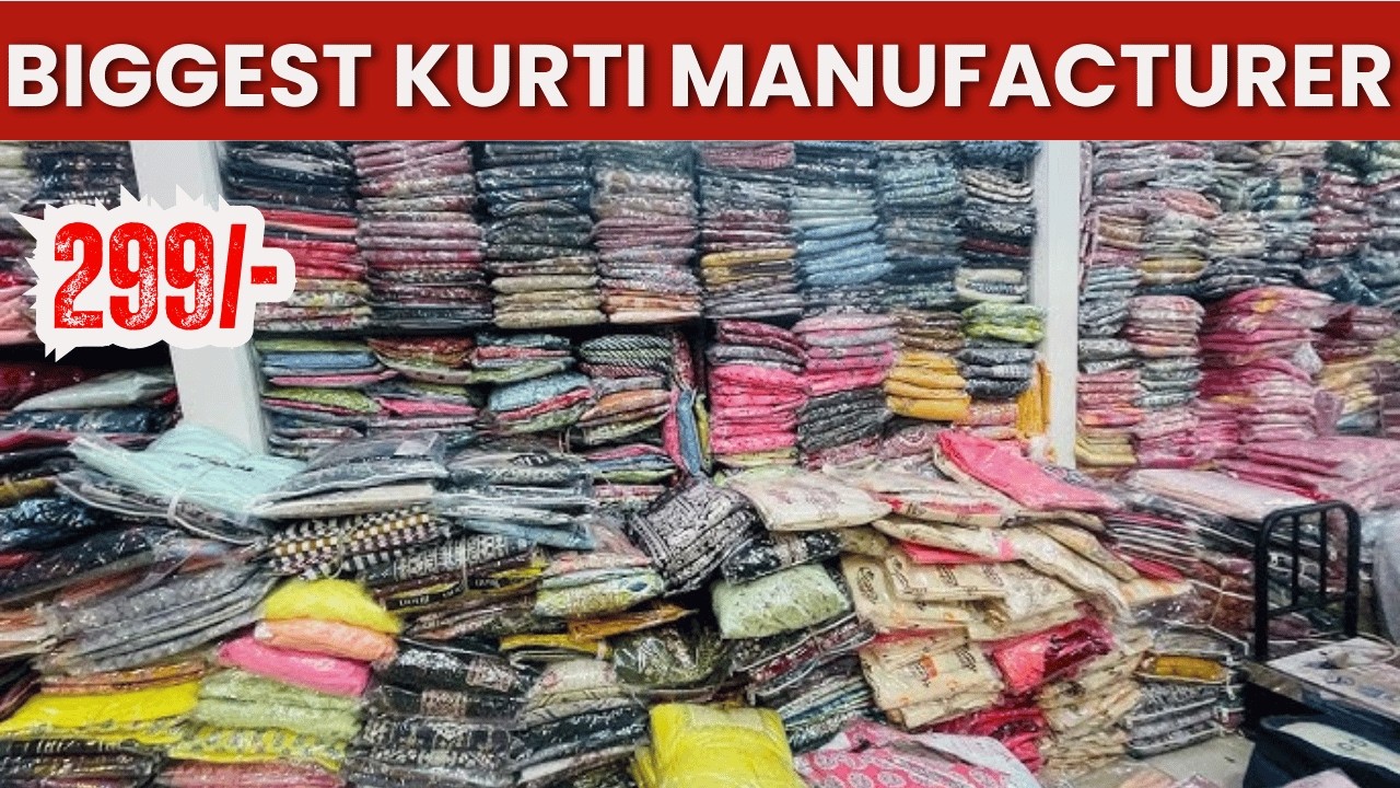 Factory Tour of Women's Wear Factory | kurti wholesale market surat | jaipuri kurti wholesale #kurti