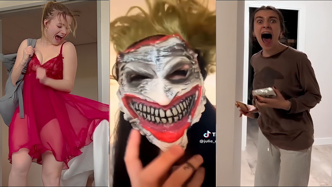 BEST SCARECAM Pranks Reactions 2026 😂# 86 //Jumpscare //Funny Videos // Pranks Cam 1.0