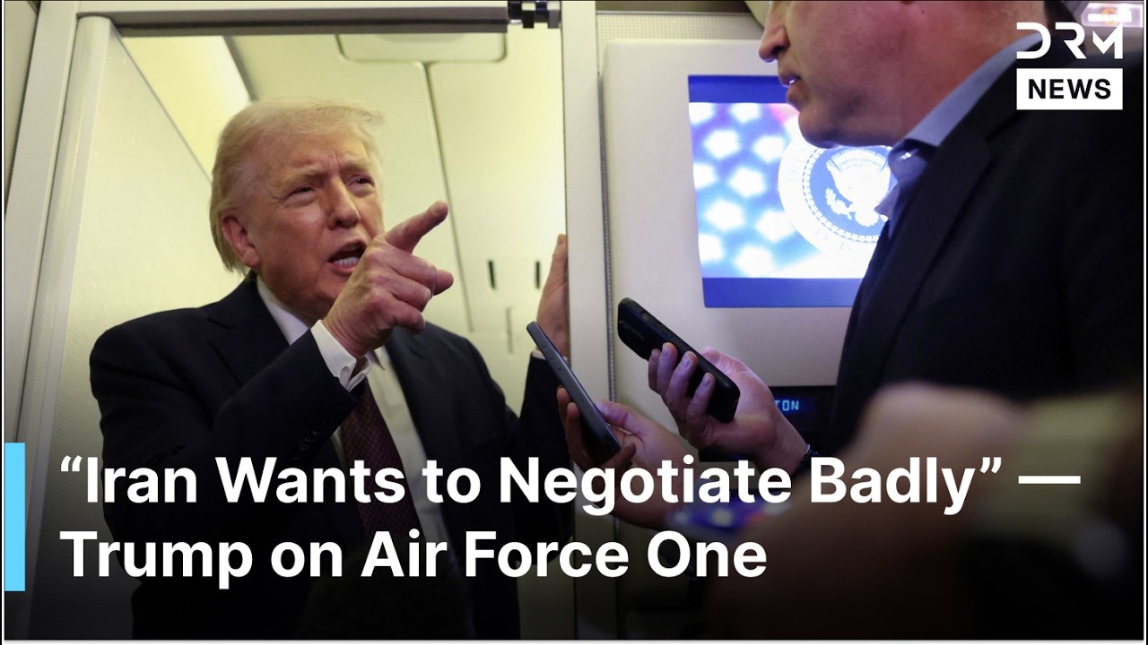 FULL GAGGLE: Trump Says US Has “Essentially Defeated Iran,” Says They Want to Negotiate Badly | AC1G