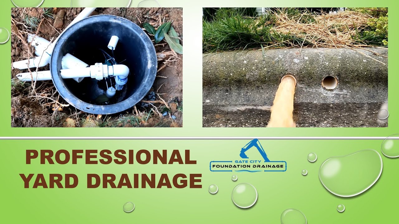 Installing two dewatering (sump) pumps for yard drainage