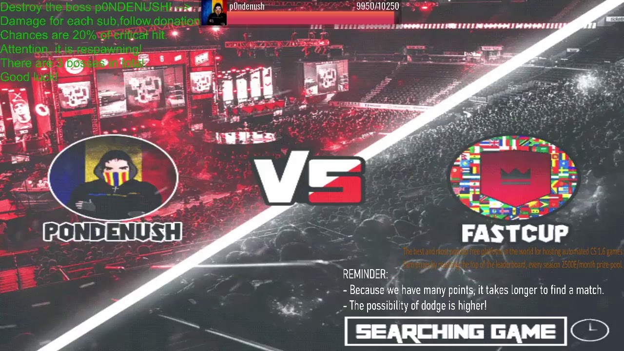 CS 1.6 - p0NDENUSH vs #FASTCUP​ - [EP. 44]