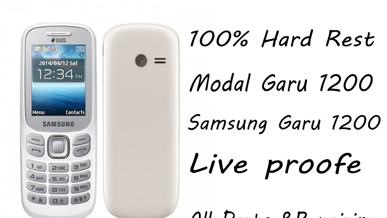 Samsung SM B313 hard reset  live proof full setup