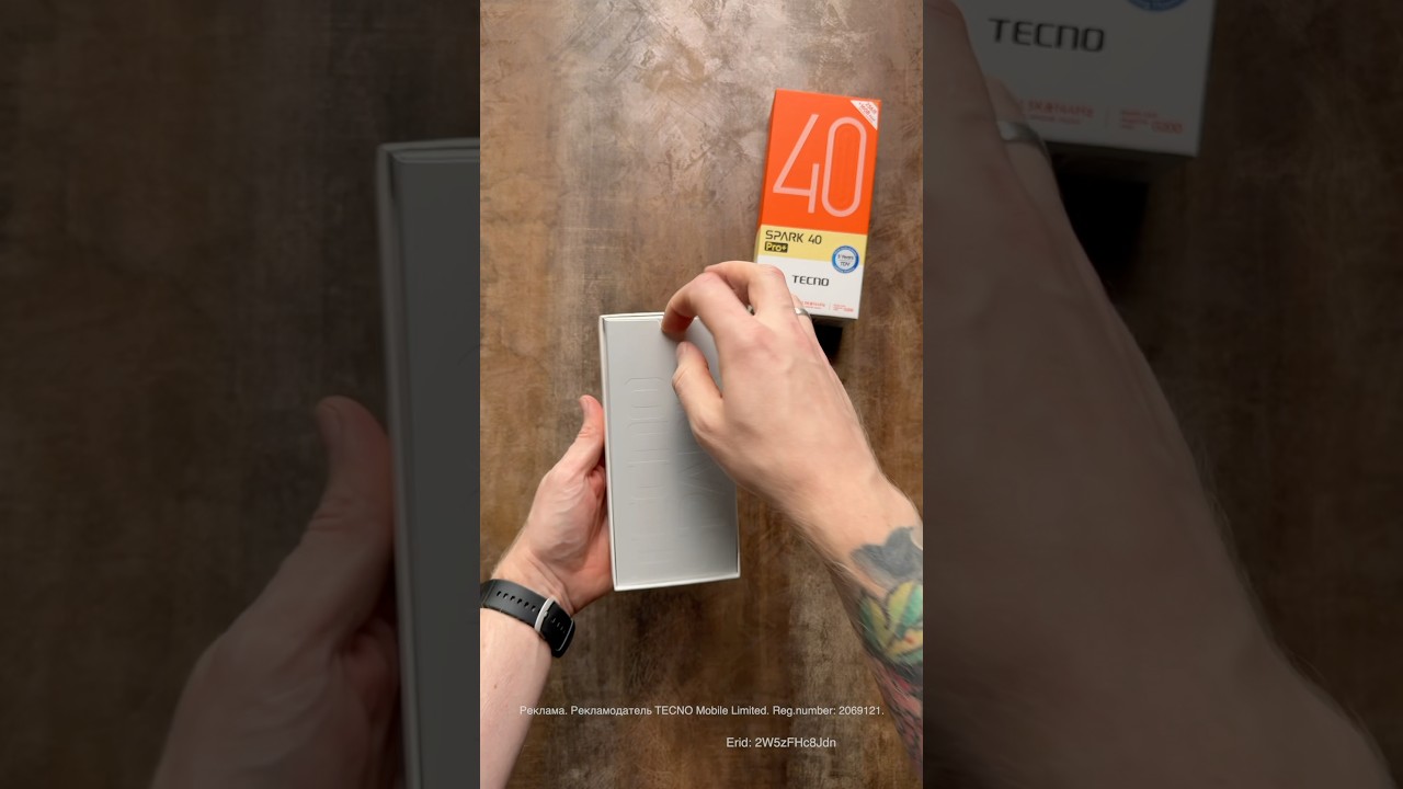 🤔Что в 📦Tecno Spark 40 Pro +?😱
