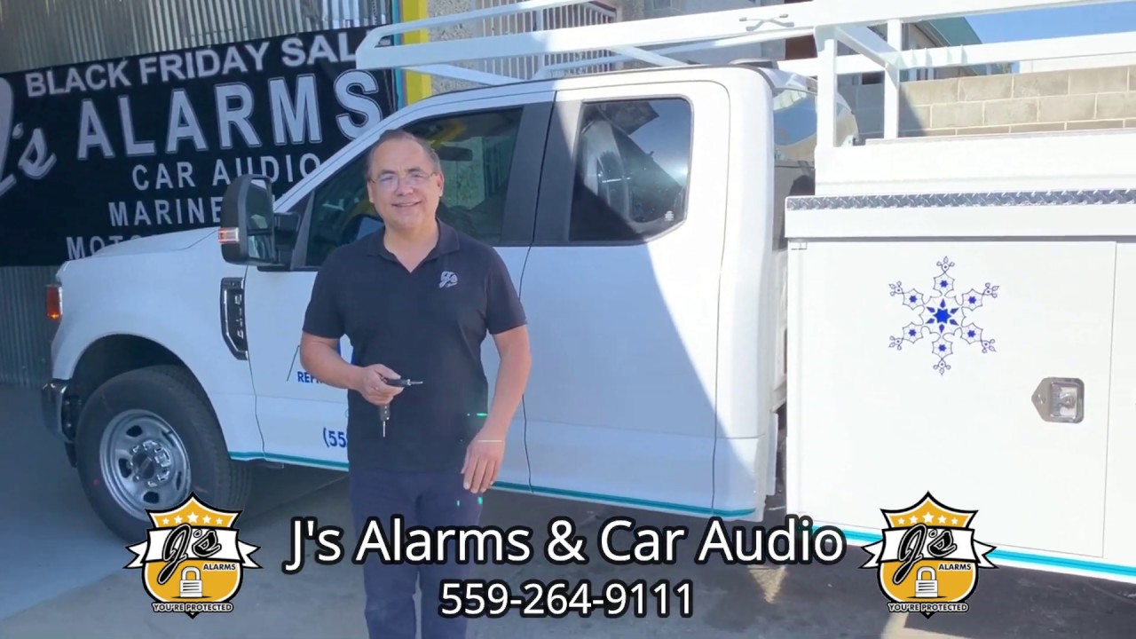 J's Alarms fresno Work Truck Alarm System Protection original remote For Your Rear Utility Bed Bins