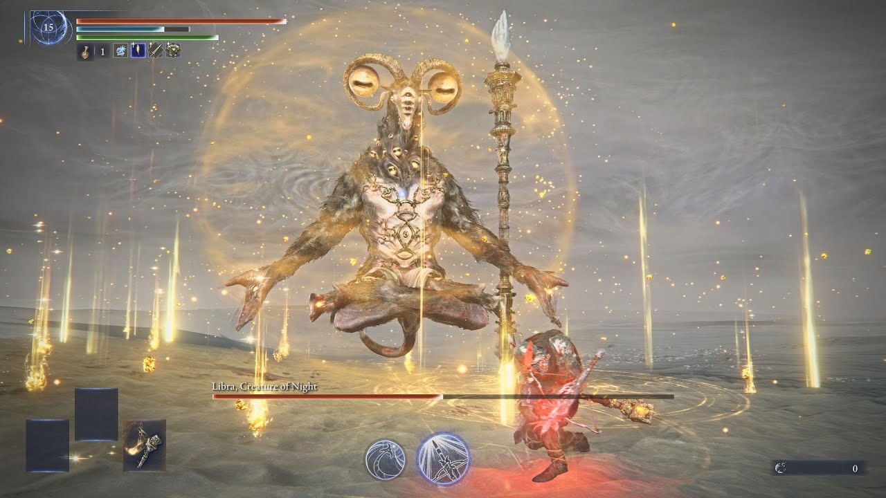 Elden Ring Nightreign - Libra Creature of Night Boss Fight (No Damage, Solo, Free Reign)