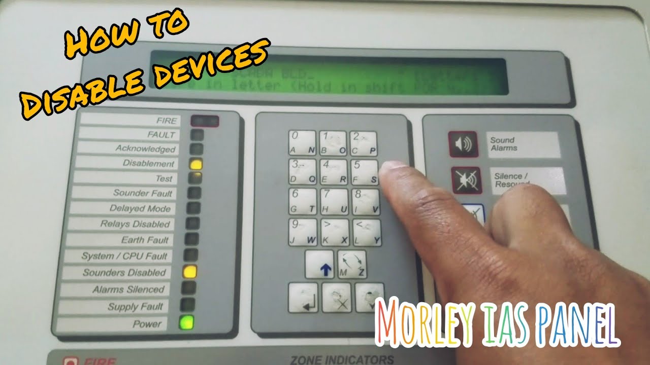 MORLEY IAS disabling sounder and input