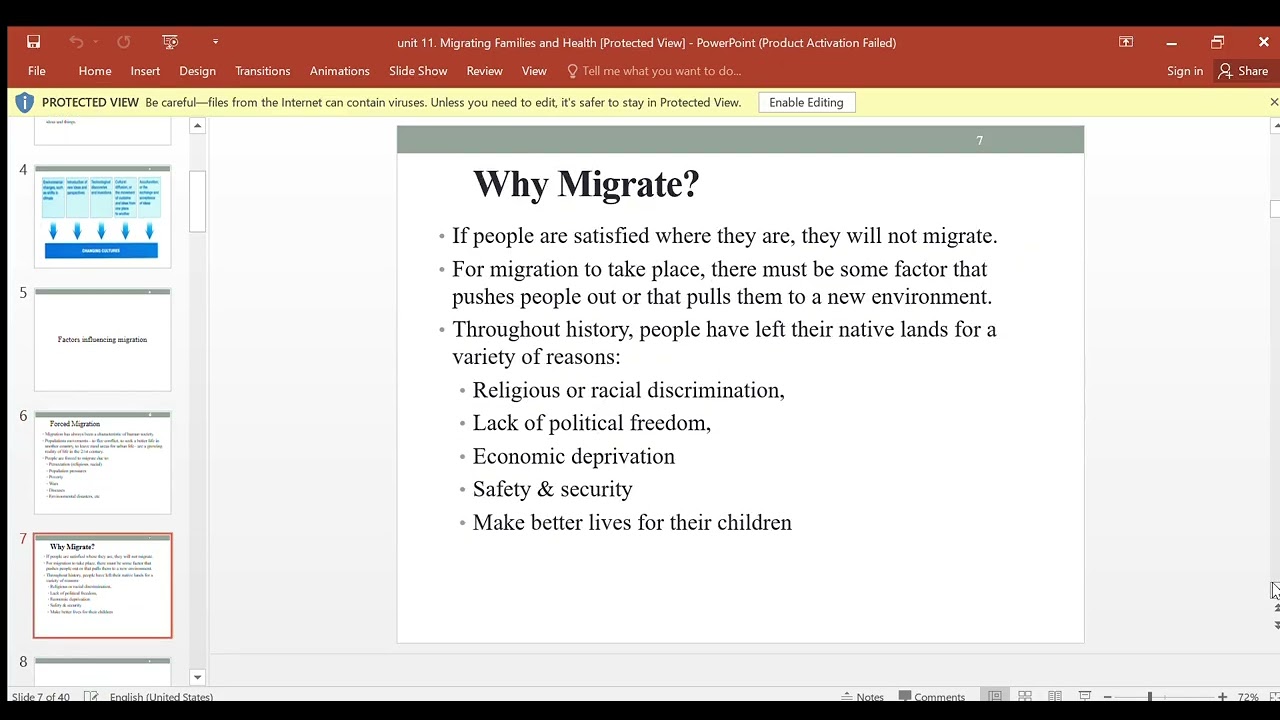 unit 11  l part 1 l Migrating Families and Health l @Nursingwithfarah 