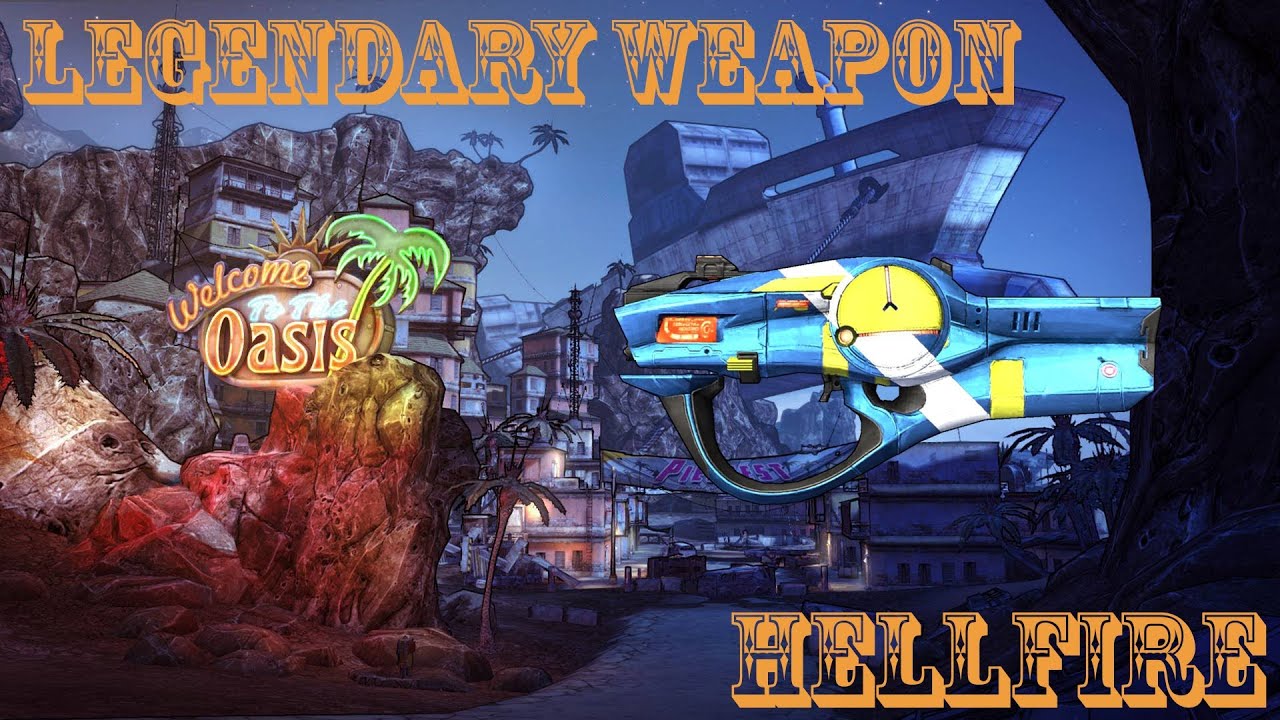 Borderlands 2 легендарные пушки - #13 Hellfire(Адский огонь)