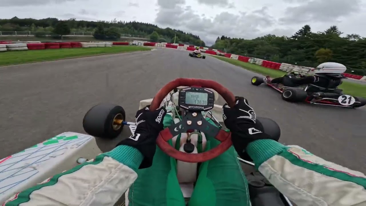 Tonykart esprit 100cc Rotax Vm @ classic kart lovers spa francorshamps : driver Gil Mertens 