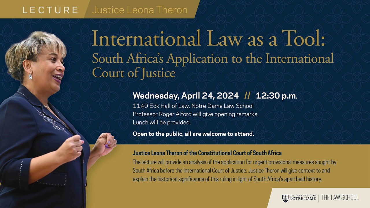Justice Leona Theron of the Constitutional Court of South Africa: 
