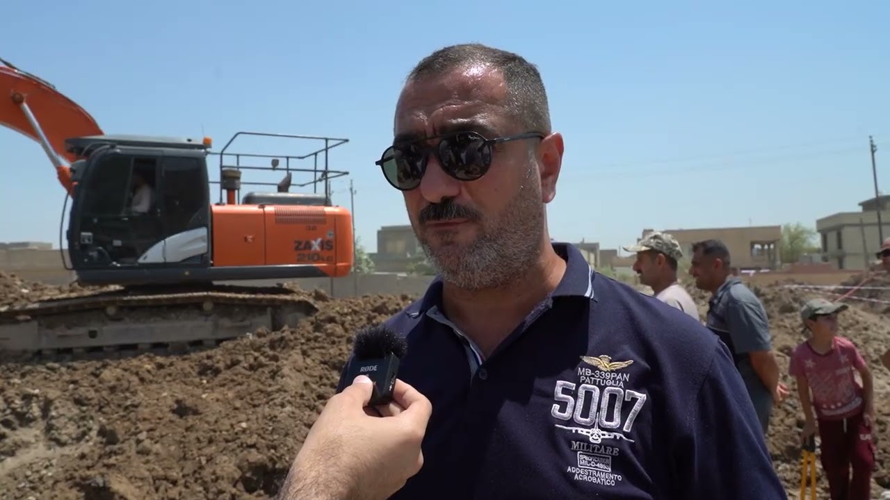 بأشراف فريق الجهد الخدمي والهندسي..الكوادر الخدمية تواصل أعمالها في منطقة حي طارق