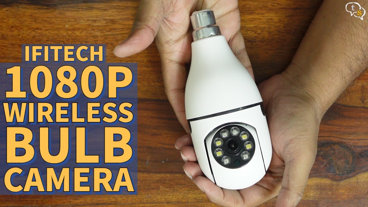 Беспроводная камера видеонаблюдения IFITech Bulb PTZ для помещений HD 1080P