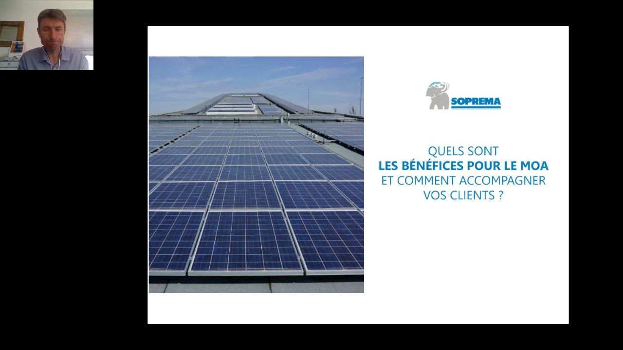 Replay du webinar : Le photovoltaïque sur toiture terrasses