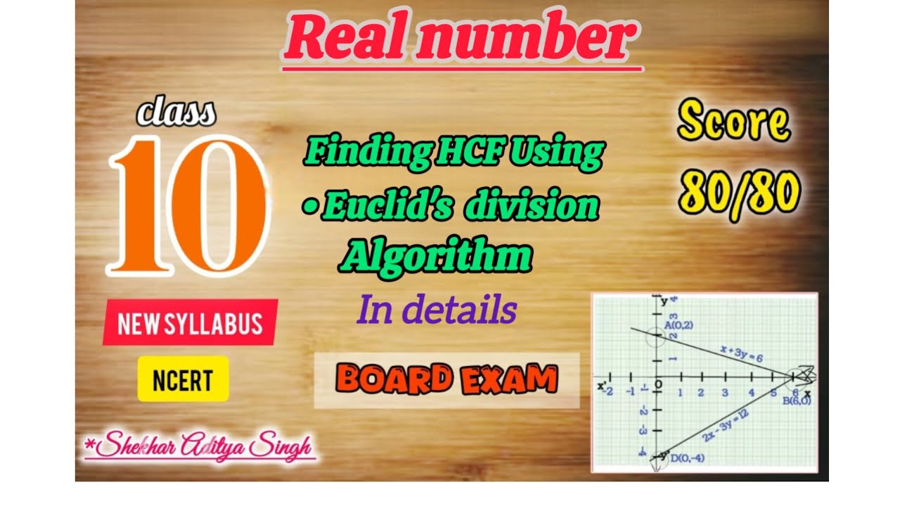 Understanding the Euclid Algorithm: HCF Explained with Examples
