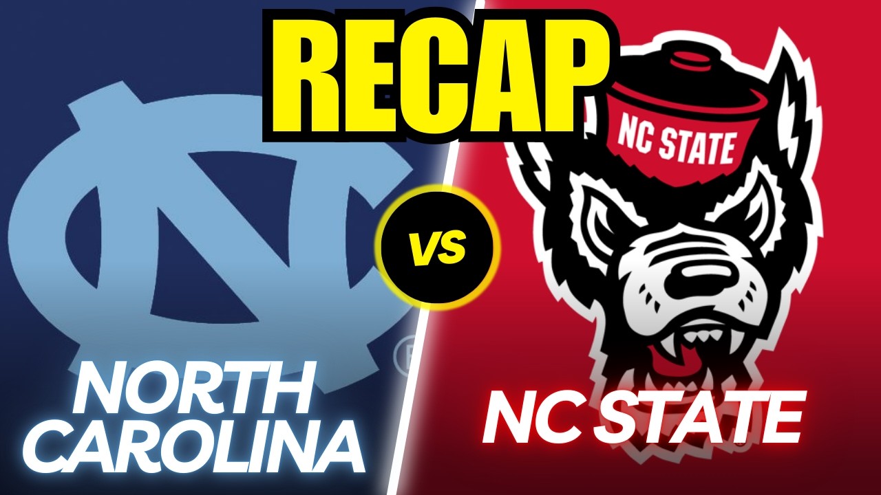 North Carolina vs. NC State Full Game Recap!