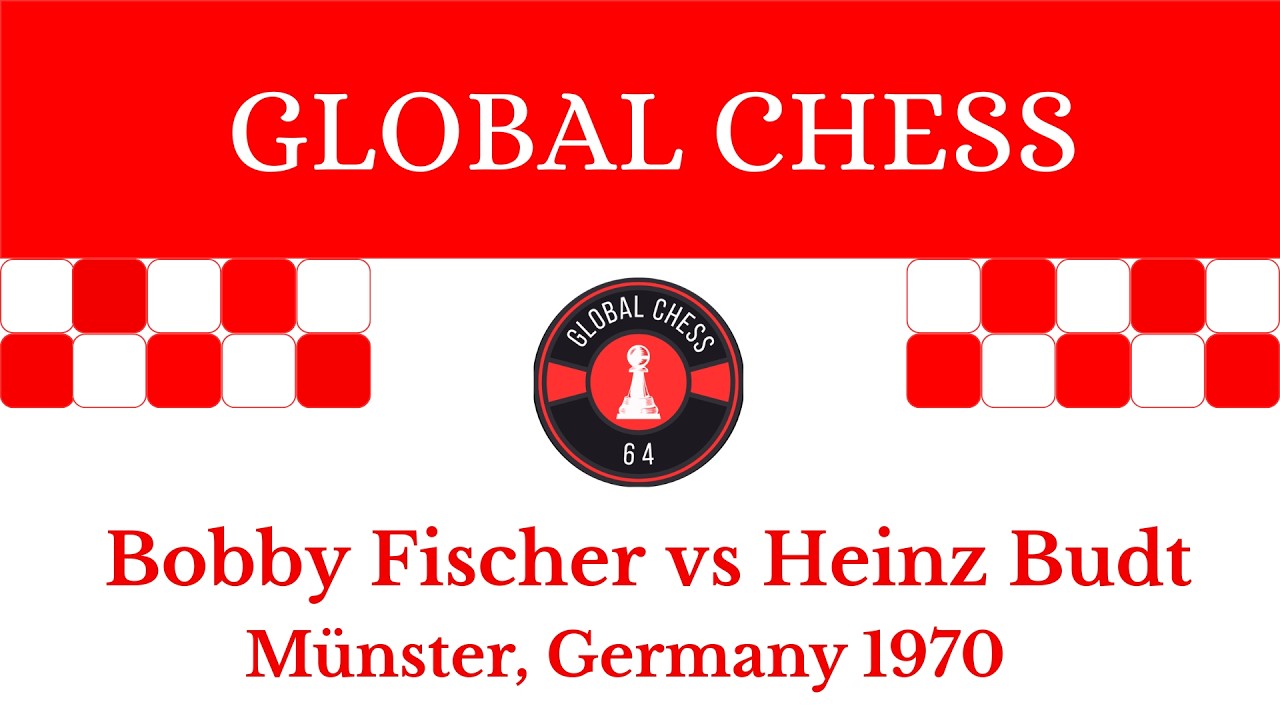 Bobby Fischer vs Heinz Budt. Münster, Germany 1970