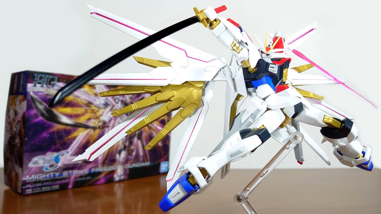 (バンダイ驚異のメカニズム！ついにマイティストライクフリーダムがプラモ化！)HG 1/144 マイティーストライクフリーダムガンダム　レビュー