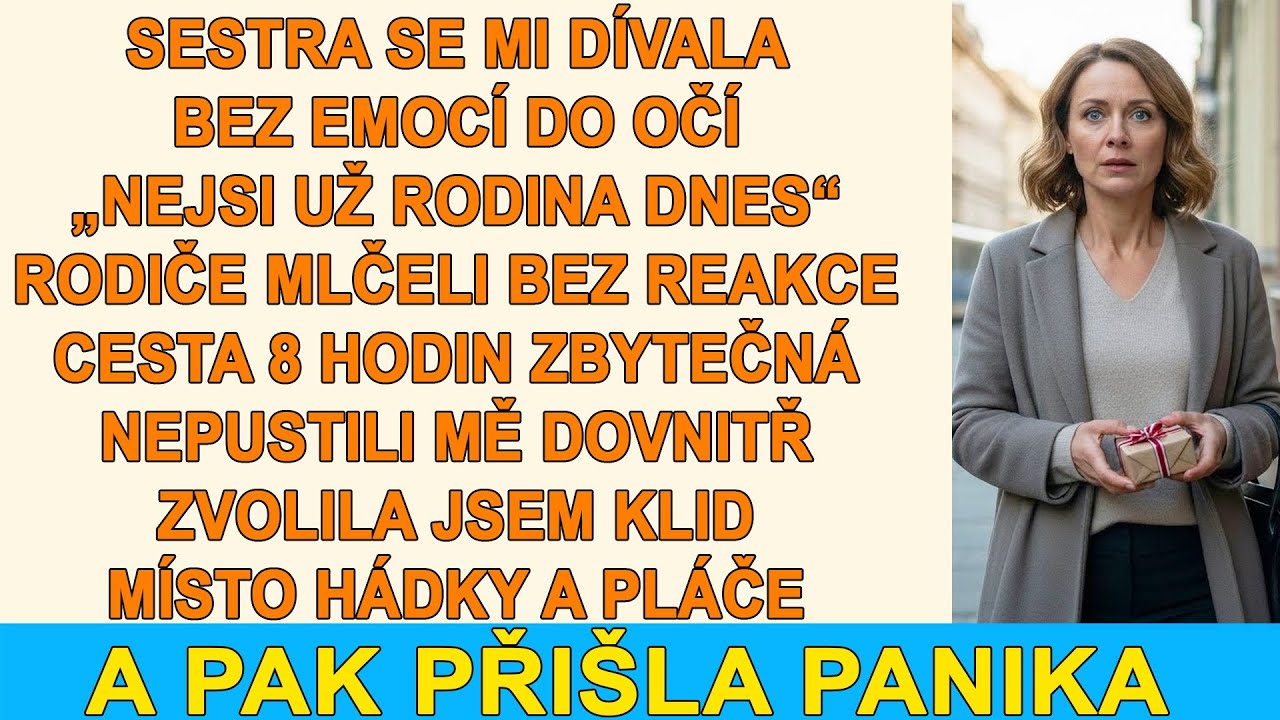 Sestra mi řekla u rodinné večeře „Už nejsi rodina “ A tehdy jsem poprvé přestala mlčet