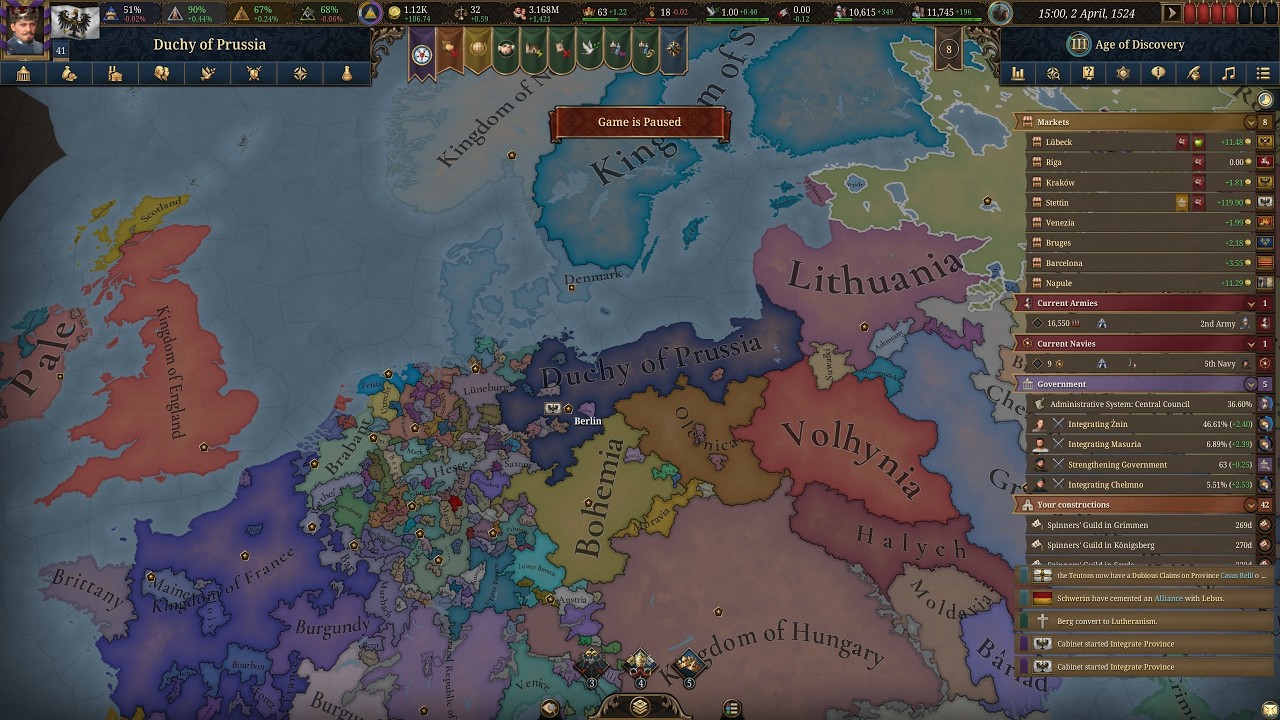 DUCHY OF PRUSSIA!! ON VERY HARD AI AND RP PLAYTHROUGH! UPDATED A FEW THINGS 1.1 IS OUT!!