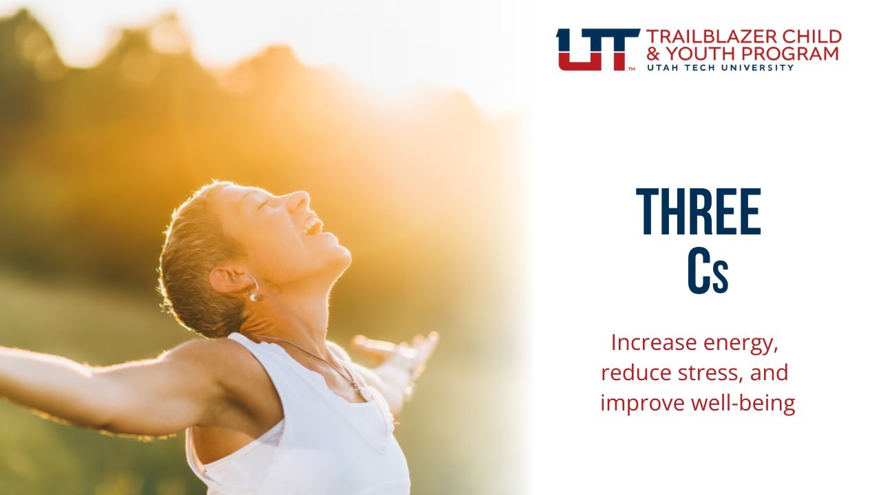 Three Cs for more energy, less stress and better well-being