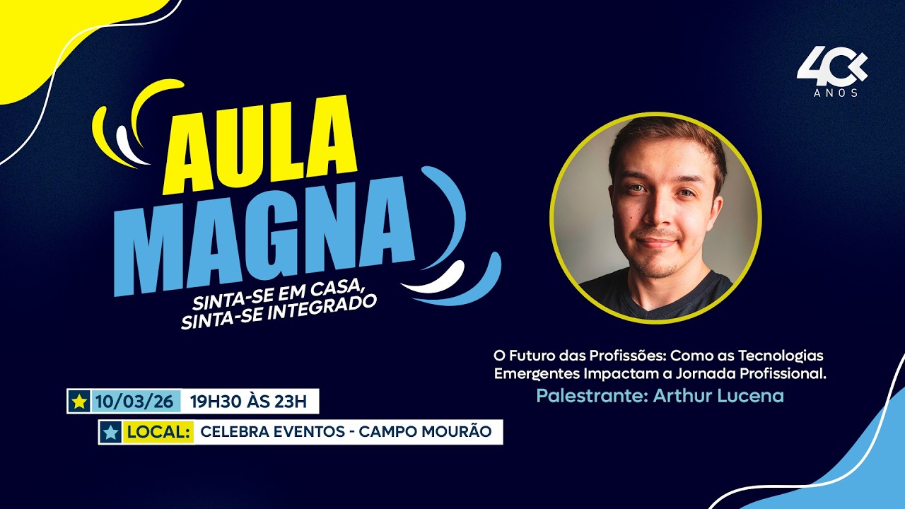 Aula Magna 2026 – Sinta-se em casa, sinta-se Integrado