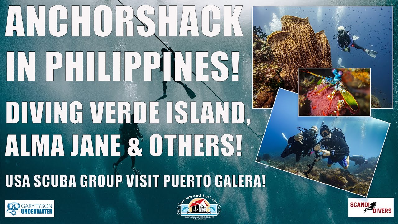 Anchor Shack USA Scuba Dive Group visits Puerto Galera, Philippines