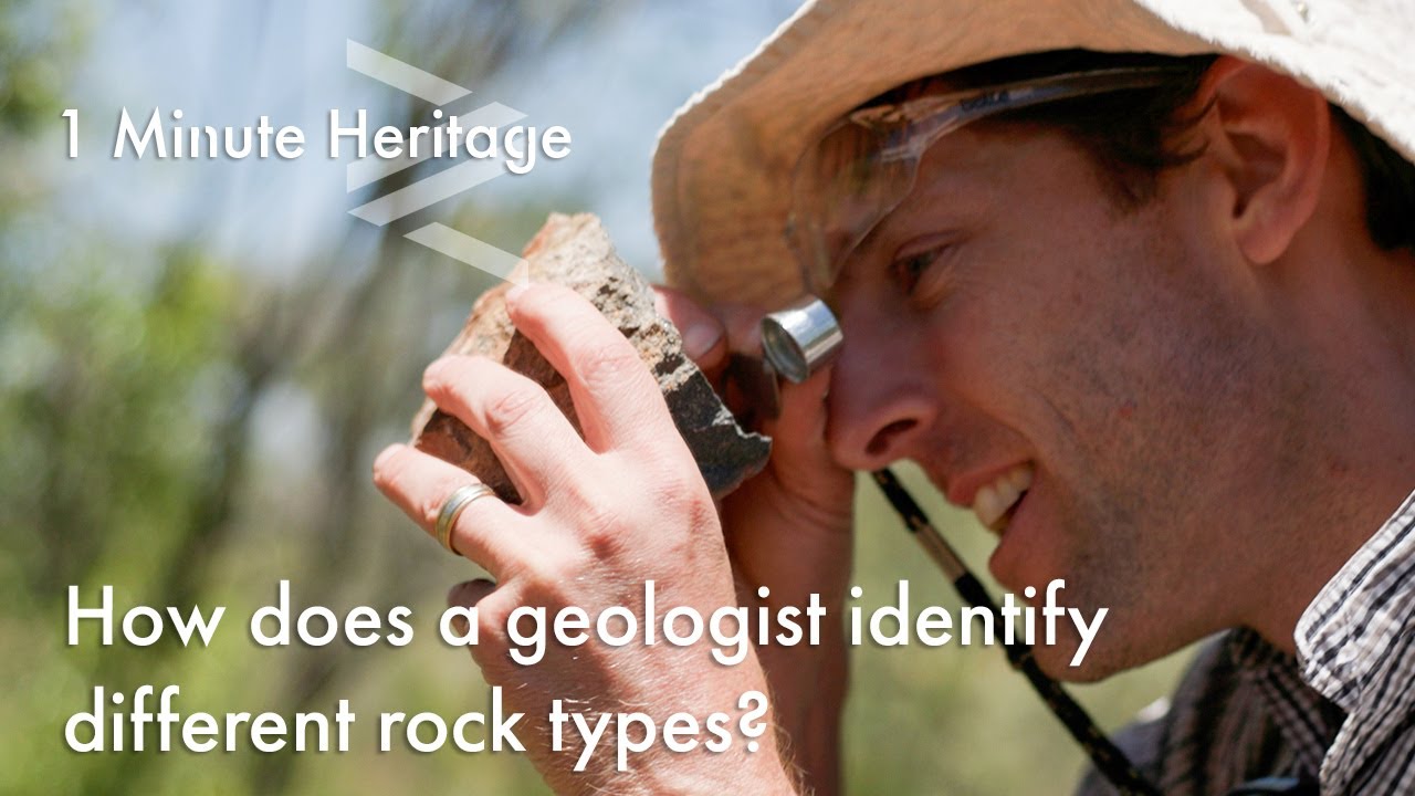 How does a geologist identify different rock types? - 1 Minute Heritage
