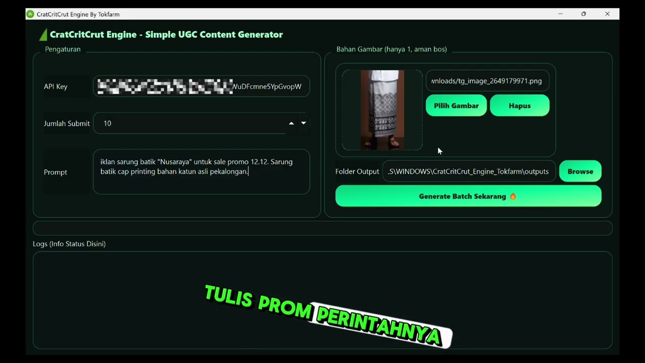 Tutorial Tools Cratcritcrut - Auto Batch Image to Video Maker