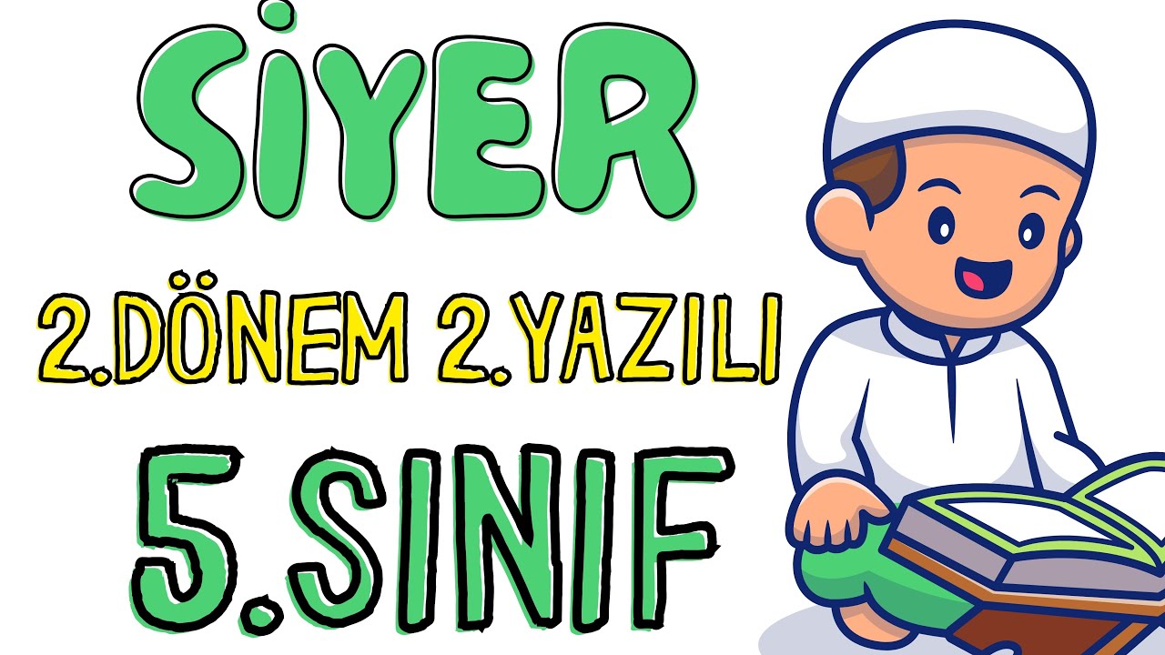 5. Sınıf Peygamberimizin Hayatı (SİYER) 2. Dönem 2. Yazılı Soruları ve Çözümü #2024 @dersodasi