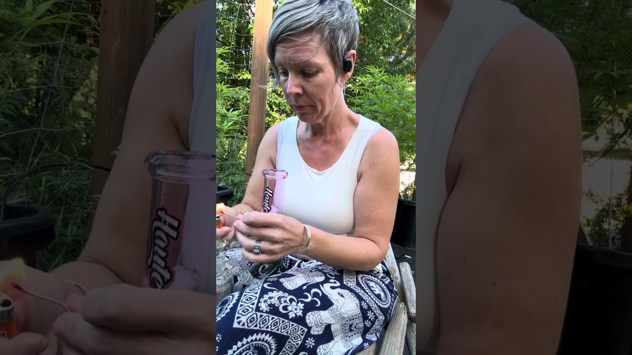 Herbs in a Bong